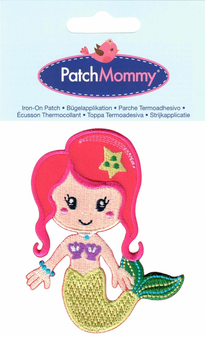 PatchMommy Mermaid Patch, Iron On/Sew On - Appliques for Kids Children - Image 3